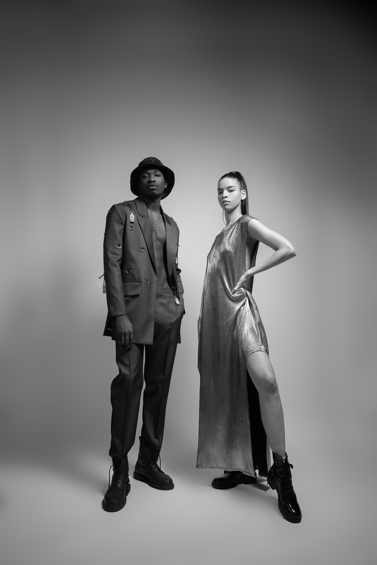 Models Posing for the Camera